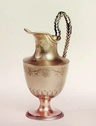Cream-Jug, Decorated with Formal Leaves and Honeysuckle, Paris